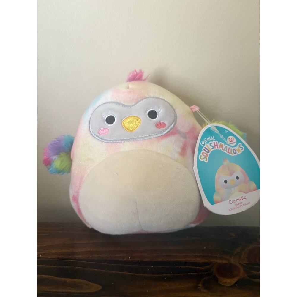 Squishmallows Official Kellytoys‎ Plush 5 Inch Carmella the Rainbow Cardinal NWT
